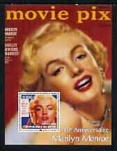 Benin 2003 40th Death Anniversary of Marilyn Monroe #03 - Filmland magazine perf m/sheet unmounted mint