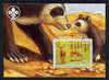 Benin 2003 Dinosaurs perf m/sheet #01 with Scout Logo unmounted mint