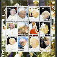 Benin 2003 Birds - Magpie composite perf sheetlet containing 1 value + 1 label with Scouts Logo, unmounted mint