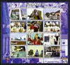 Karakalpakia Republic 2003 Pope John Paul II perf sheetlet #04 containing complete set of 12 values (inscribed Visit to Croatia) unmounted mint