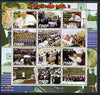 Ingushetia Republic 2003 Pope John Paul II perf sheetlet containing complete set of 12 values (inscribed Visit to Croatia) unmounted mint