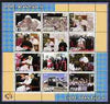 Dnister Moldavian Republic (NMP) 2003 Pope John Paul II perf sheetlet #01 containing complete set of 12 values (inscribed Pope Joan Paul II) unmounted mint