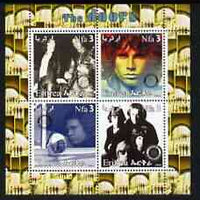 Eritrea 2003 The Beatles perf sheetlet containing set of 4 values each with Rotary International Logo unmounted mint