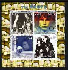 Eritrea 2003 The Beatles perf sheetlet containing set of 4 values each with Rotary International Logo unmounted mint