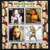 Eritrea 2003 Madonna #1 perf sheetlet containing set of 4 values each with Rotary International Logo unmounted mint