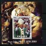 Mauritania 2003 Pope John Paul II - 25th Anniversary of Pontificate & Beautification of Mother Teresa, perf m/sheet unmounted mint