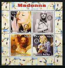 Benin 2003 Madonna #2 perf sheetlet containing set of 4 values each with Rotary International Logo unmounted mint