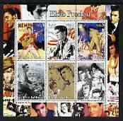 Benin 2003 Elvis Presley #02 perf sheetlet containing set of 6 values unmounted mint