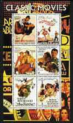 Benin 2003 Classic Movie (Posters) #1 perf sheetlet containing set of 6 values unmounted mint