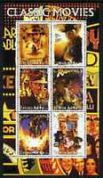 Benin 2003 Classic Movie (Posters) #3 perf sheetlet containing set of 6 values unmounted mint