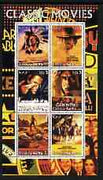 Eritrea 2003 Classic Movie (Posters) #1 perf sheetlet containing set of 6 values unmounted mint