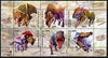 Tadjikistan 2003 Pope John Paul II - 25th Anniversary of Pontificate #2 perf sheetlet containing set of 3 values unmounted mint