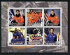 Mauritania 2003 Tribute to Space Shuttle 'Columbia' #1 perf sheetlet containing 6 values unmounted mint