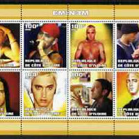 Benin 2003 Pin-up Art of Ricky Carralero #3 perf m/sheet unmounted mint (blue background)