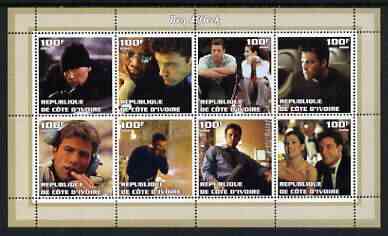 Ivory Coast 2002 Eminem perf sheetlet containing 8 values unmounted mint