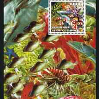 Ivory Coast 2002 Prehistoric Life perf m/sheet unmounted mint