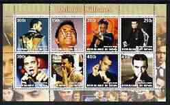 Benin 2002 Vin Diesel perf sheetlet containing 8 values unmounted mint