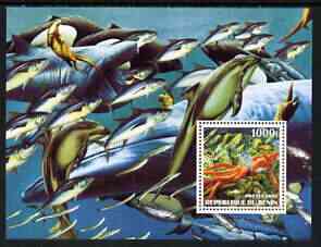 Benin 2002 Sea Shore perf m/sheet unmounted mint (Birds, Shells etc)