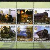 Tadjikistan 2002 Harry Potter & Chamber of Secrets #3 perf m/sheet unmounted mint (Train)