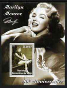 Congo 2002 40th Death Anniversary of Marilyn Monroe #02 perf m/sheet unmounted mint