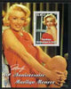 Congo 2002 40th Death Anniversary of Marilyn Monroe #05 perf m/sheet unmounted mint