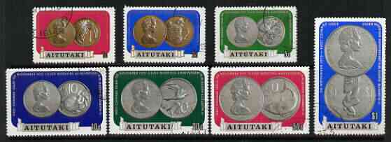 Cook Islands - Aitutaki 1973 Easter paintings perf set of 12 fine cds used, SG 59-70