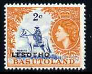 Lesotho 1966 Orange River 1c (wmk Script CA) unmounted mint, SG 111A*