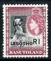 Lesotho 1966 Mission Cave House 50c (wmk Script CA) unmounted mint, SG 119A*