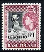 Lesotho 1966 Mission Cave House 50c (wmk Block CA) unmounted mint, SG 119B*
