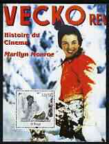 Congo 2003 History of the Cinema - Marilyn Monroe #1 perf m/sheet (Me Naiset Magazine) unmounted mint