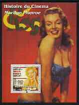 Congo 2003 History of the Cinema - Marilyn Monroe #3 perf m/sheet (Laff Magazine) unmounted mint