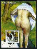 Congo 2003 Nude Paintings by Paul Cezanne perf m/sheet unmounted mint