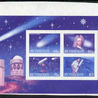 Guinea - Conakry 2003 Legendary Trains of the World #15 perf sheetlet containing 4 values with Rotary Logo, unmounted mint