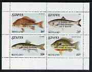 St Vincent 1986 Halley's Comet m/sheet imperf proof in magenta & blue colours only unmounted mint, as SG MS 977