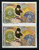 Staffa 2003 40th Death Anniversary of John F Kennedy overprinted on 1979 Fish #04 (Snapper, Shad, etc) perf set of 4 values, unmounted mint