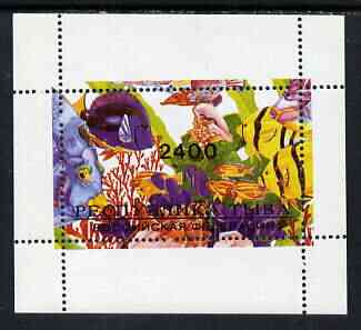 Touva 1996 The Age of Steam perf sheetlet containing 2 values unmounted mint