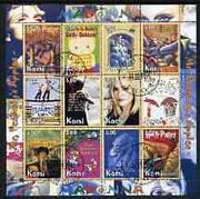 Buriatia Republic 2004 The Beatles #2 perf sheetlet containing set of 12 values fine cto used