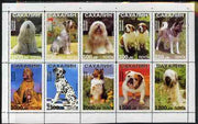 Sakhalin Isle 1996 Dogs set of 10 values unmounted mint