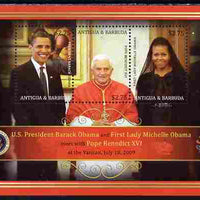 Liberia 2009 John & Jackie Kennedy perf sheetlet containing 6 values unmounted mint