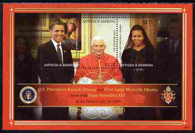 Liberia 2009 John & Jackie Kennedy perf sheetlet containing 6 values unmounted mint