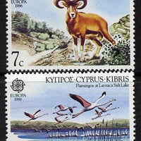 Cyprus 1986 Europa (Nature & Environment Protection) set of 2 unmounted mint, SG 678-79*