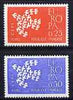 France 1960 Europa set of 2 unmounted mint, SG 1497-98*