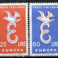 Italy 1957 Europa set of 2 unmounted mint, SG 950-51