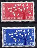 Italy 1960 Europa set of 2 unmounted mint, SG 1030-31