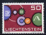 Liechtenstein 1962 Europa 50r unmounted mint, SG 413