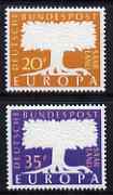 Norway 1962 Europa set of 2 unmounted mint, SG 527-28*