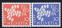 Saar 1962 Europa set of 2 unmounted mint, SG 399-400