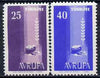 Switzerland 1961 Europa set of 2 unmounted mint, SG 653-54*
