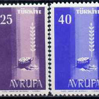 Switzerland 1961 Europa set of 2 unmounted mint, SG 653-54*