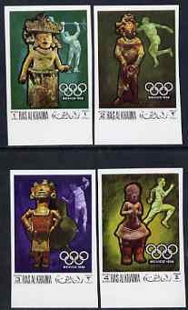 Lesotho 1984 Los Angeles Olympic Games 1m (Running) imperf proof mounted on Format International proof card